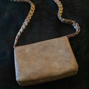 Anthropology tan purse